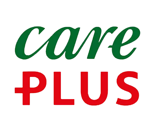 Care Plus Logo – Schutz und Hygiene für Reisen und Outdoor-Aktivitäten